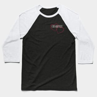 Charitee Black Heart Baseball T-Shirt